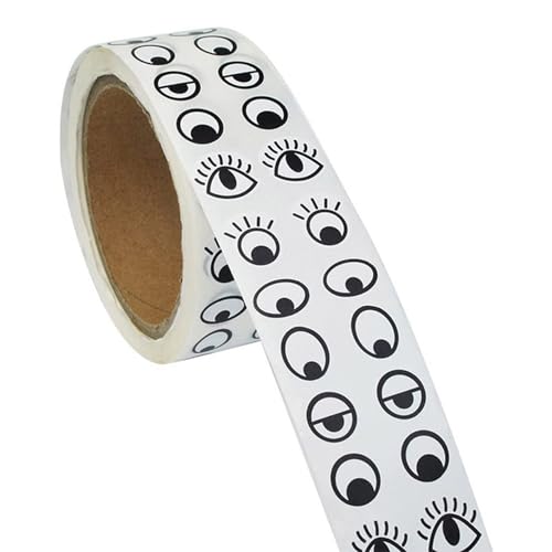 Dawutocap Schwarze Weiße Wiggle Augenaufkleber Für Hausgemachte Spielzeugklassenzimmerhandwerkskreative Kunstaktivitäten Home Decor Wiggly Eye Aufkleber von Dawutocap