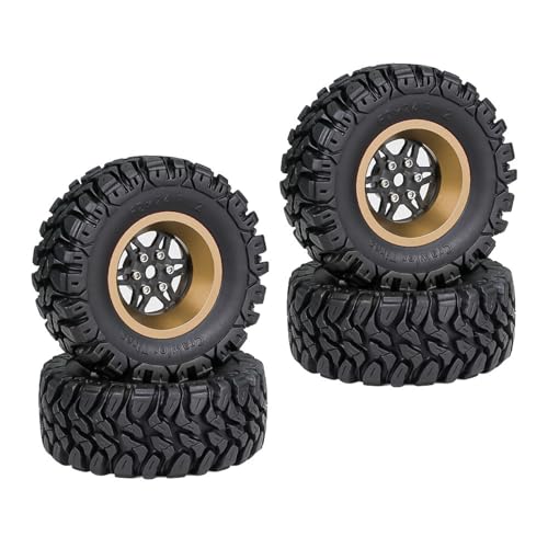 Dawutocap Set Von 4 Fernbedienungs Steuerradreifen Für Crawler Automodell Gummi Radreifen Für Fernbedienungszubehör Dawutocap Set Von 4 Fernbedienungs Steuerradreifen Für Crawler Automodell Gummi Radreifen Für Fernbedienungszubehör von Dawutocap