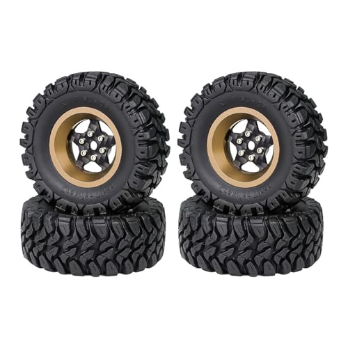Dawutocap Set Von 4 Fernbedienungs Steuerradreifen Für Crawler Automodell Gummi Radreifen Für Fernbedienungszubehör Dawutocap Set Von 4 Fernbedienungs Steuerradreifen Für Crawler Automodell Gummi Radreifen Für Fernbedienungszubehör von Dawutocap