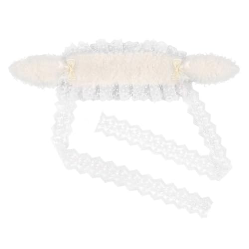 Dawutocap Stylischer Anime-Hasen-Haarreif, auffälliger Kopfschmuck für Bühne, Halloween, Cosplay, Rollenspiele von Dawutocap