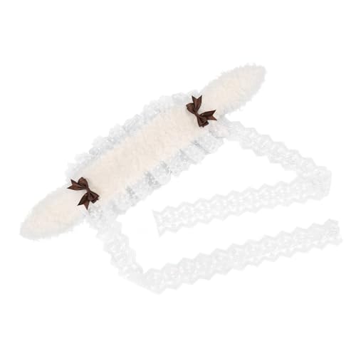 Dawutocap Stylischer Anime-Hasen-Haarreif, auffälliger Kopfschmuck für Bühne, Halloween, Cosplay, Rollenspiele von Dawutocap