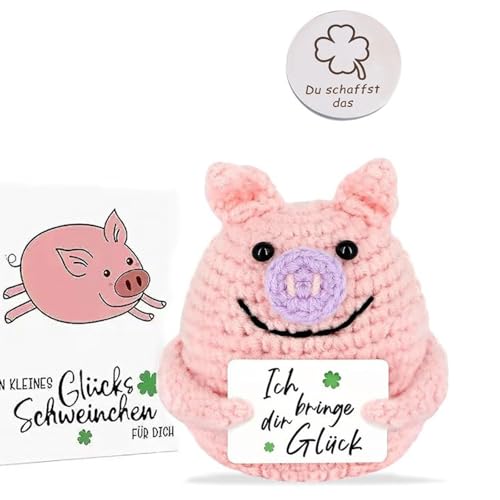 Dawutocap Süßer Handstrick Schweinchen Miniatur Plüsch Mit Positivem Gefühl Für Personalisiertes Geschenk Und Raumverzerrung Dawutocap Süßer Handstrick Schweinchen Miniatur Plüsch Mit Positivem Gefühl Für Personalisiertes Geschenk Und Raumverzerrung von Dawutocap