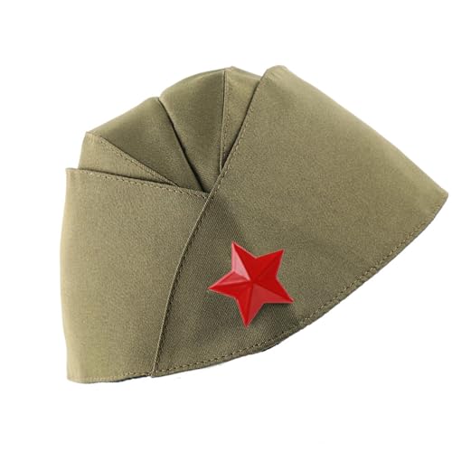Dawutocap Verstellbarer Russischer Bootshut Garrison Mit Star Für Bühnenaufführungen Und Cosplay Partys Tanzereignis Kopfstücke Dawutocap Verstellbarer Russischer Bootshut Garrison Mit Star Für Bühnenaufführungen Und Cosplay Partys Tanzereignis Kopfstücke von Dawutocap