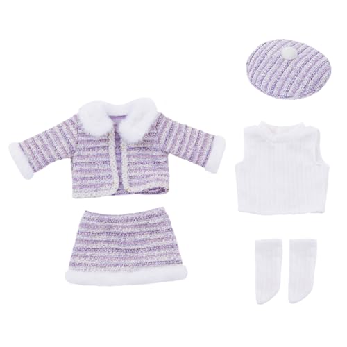 Dawutocap Warmer Rockanzug Festlicher Hutmantelrock Für 18 Zoll Mädchen Puppen Weihnachts Outfit Girl Puppen Freizeitkleidung Dawutocap Warmer Rockanzug Festlicher Hutmantelrock Für 18 Zoll Mädchen Puppen Weihnachts Outfit Girl Puppen Freizeitkleidung von Dawutocap