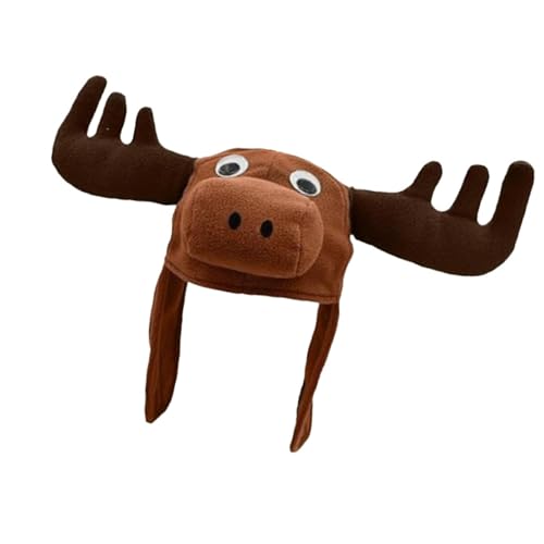 Dawutocap Weicher Plüschelchenhut Schöne Tierdesign Rentierhut Perfekt Für Kinder Und Erwachsene Winterkleidung Festival Kopfbedeckung Dawutocap Weicher Plüschelchenhut Schöne Tierdesign Rentierhut Perfekt Für Kinder Und Erwachsene Winterkleidung Festival Kopfbedeckung von Dawutocap