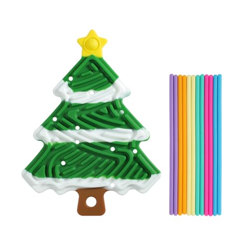Dawutocap Weihnachts Sensorisches Aktivitätsbrett Beruhigungsspielzeug Für Stressabbau Neuheit Silikon Weihnachtsbaumpolsterstäbchen Sticks Dawutocap Weihnachts Sensorisches Aktivitätsbrett Beruhigungsspielzeug Für Stressabbau Neuheit Silikon Weihnachtsbaumpolsterstäbchen Sticks von Dawutocap