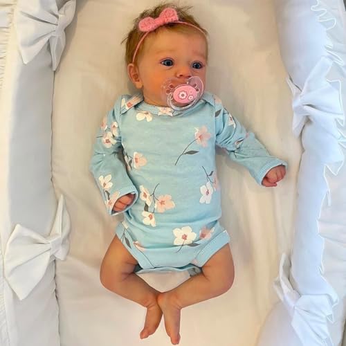 Dawutocap Wiedergeborene Babypuppen Mit Realistischen Adern 19 Zoll Neugeborene Babypuppen Lebhafte Vinyls Kieselgel Reborns Puppen Für Kinder Dawutocap Wiedergeborene Babypuppen Mit Realistischen Adern 19 Zoll Neugeborene Babypuppen Lebhafte Vinyls Kieselgel Reborns Puppen Für Kinder von Dawutocap