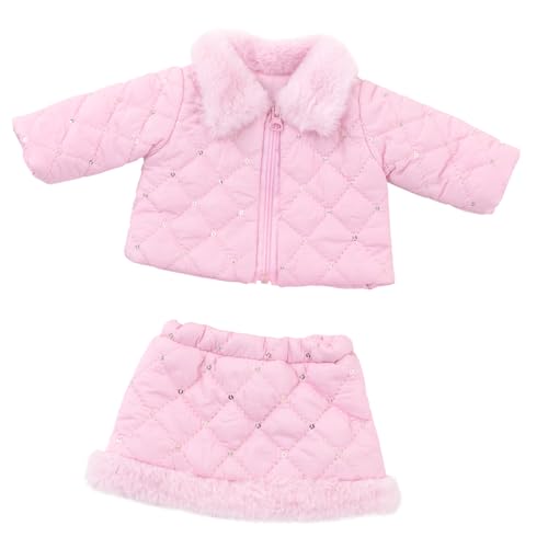 Dawutocap Winterrock Pailletten Outfit Für 16/18 Zoll Mädchen Puppen Weihnachtszubehör Mode Paillettenwintermantel Dawutocap Winterrock Pailletten Outfit Für 16/18 Zoll Mädchen Puppen Weihnachtszubehör Mode Paillettenwintermantel von Dawutocap