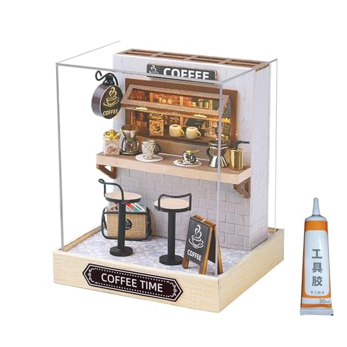 Dollhouses Atelier Insert Coffee Shop Model Mit Leichten 3D Puzzle Set It Yourself Handwerk Miniature Shop Dollhouses Atelier Insert Coffee Shop Model Mit Leichten 3D Puzzle Set It Yourself Handwerk Miniature Shop von Dawutocap
