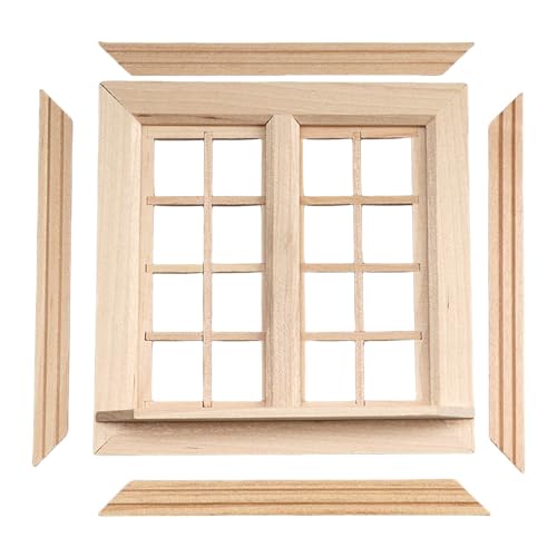 Kinder Dollhouses Möbel Stabiler Holzfensterplatten Designs In 1 12 Miniaturskala Modere Home Decoration Supplies Kinder Dollhouses Möbel Stabiler Holzfensterplatten Designs In 1 12 Miniaturskala Modere Home Decoration Supplies von Dawutocap