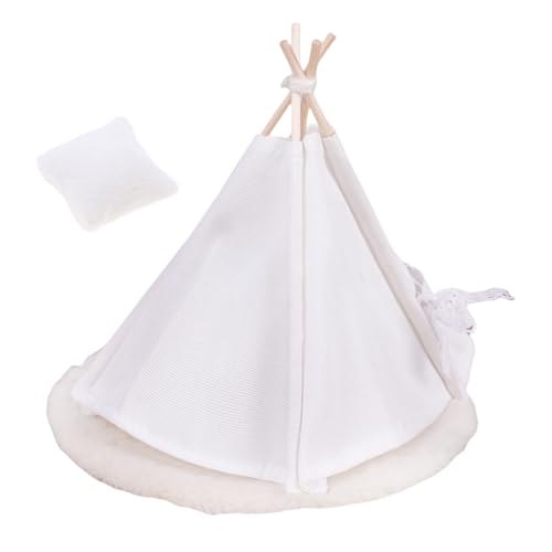 Kreatives Miniatur Camping Zelt Für Puppenhäuser Weiß Lackierbares Accessoire Verbessert Die Fantasie Täglichen Gebrauch Von Kindern Kreatives Miniatur Camping Zelt Für Puppenhäuser Weiß Lackierbares Accessoire Verbessert Die Fantasie Täglichen Gebrauch Von Kindern von Dawutocap