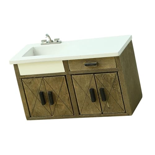 Küchenschrank Schränke Miniaturmöbel Modell Dolls Häuser Küchenzubehör Realistische Spielset 1:12 Küchenschrank Schränke Miniaturmöbel Modell Dolls Häuser Küchenzubehör Realistische Spielset 1:12 von Dawutocap