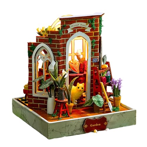 Model Craft Dollhouses Project Kits Miniatur Szenen Kits Für Anfänger Mit LED Light Decorative for Home Decors Model Craft Dollhouses Project Kits Miniatur Szenen Kits Für Anfänger Mit LED Light Decorative for Home Decors von Dawutocap