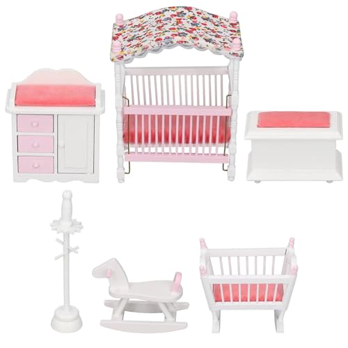 Realistische Miniatur Baby Schlafzimmermöbel Set Für Puppenhäuser Enthusiasten Und Sammler Realistische Miniatur Baby Schlafzimmermöbel Set Für Puppenhäuser Enthusiasten Und Sammler von Dawutocap