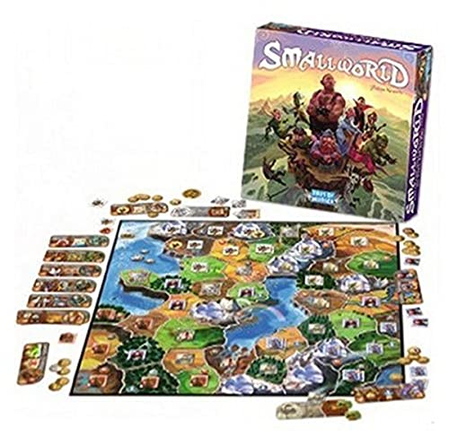 Days of Wonder, Small World, Grundspiel, Kennerspiel, Brettspiel, 2-5 Spieler, Ab 8+ Jahren, 40+ Minuten, Deutsch von Days of Wonder