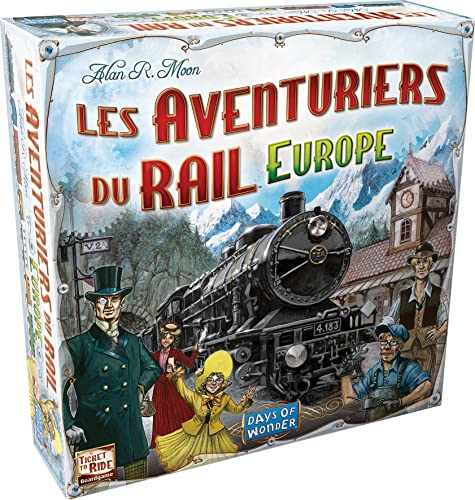Asmodee Brettspiel - Eisenbahn-Strategie für 2-5 Spieler ab 8 Jahren von Les aventuriers du rail