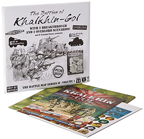 Days of Wonder , Memoir '44 Battle Map - Battle of Khalkhin Gol Expansion , Board Game , Ages 8+ , 2-8 Players , 30-90 Minutes Playing Time von Days of Wonder