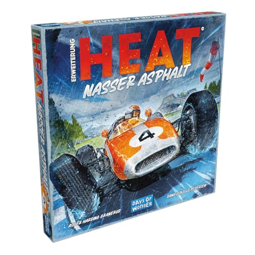 Days of Wonder, Heat – Nasser Asphalt, Erweiterung, Kennerspiel, Rennspiel, 1-7 Spieler, Ab 10+ Jahren, 60 Minuten, Deutsch Days of Wonder, Heat – Nasser Asphalt, Erweiterung, Kennerspiel, Rennspiel, 1-7 Spieler, Ab 10+ Jahren, 60 Minuten, Deutsch von Days of Wonder