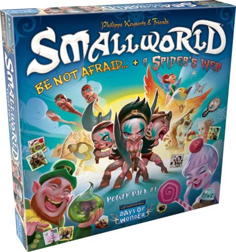 Days of Wonder, Small World Race Collection: Be Not Afraid & A Spider Web, Board Game, Ages 8+, 2-5 Players, 40-90 Minutes Playing Time Days of Wonder, Small World Race Collection: Be Not Afraid & A Spider Web, Board Game, Ages 8+, 2-5 Players, 40-90 Minutes Playing Time von Days of Wonder