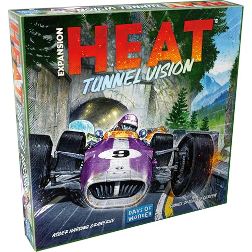 Days of Wonder Hitze – Tunnelsicht, Pedal zur Metall-Erweiterung, Brettspiel, ab 10 Jahren, 1–6 Spieler, über 60 Minuten Spieldauer von Days of Wonder