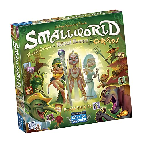 Days of Wonder DOW790024 Small World Race Collection: Cursed, Grand Dames & Royal, Multicoloured von Days of Wonder
