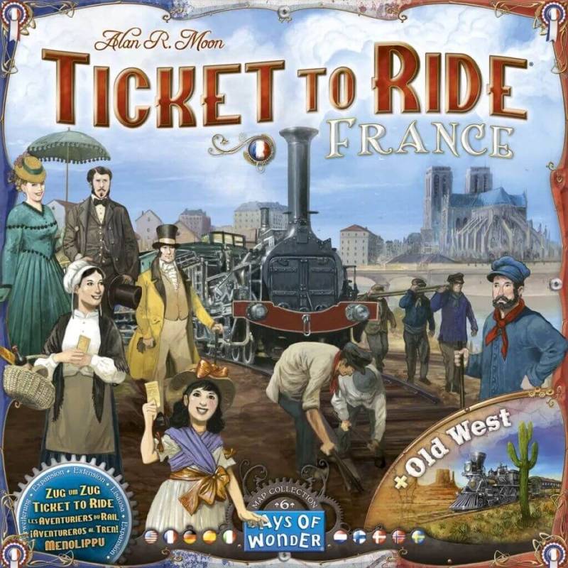 'Ticket to Ride - France & Old West: Map Collection multi.' von Days of Wonder