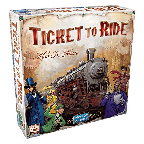 Days of Wonder, Ticket to Ride Board Game, Ages 8+, for 2 to 5 Players, Average Playtime 30-60 Minutes von Days of Wonder