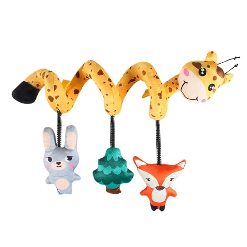 Dayysiuy Kinderwagen Aktivitäts Spielzeug Plüsch - Kontrastreiches Aktivitätsspielzeug Mit Musik,Leichtes Kleinkindzubehör, Autoinnenraumaccessoires, Früherziehungsmittel Zur Visuellen Stimulation Dayysiuy Kinderwagen Aktivitäts Spielzeug Plüsch - Kontrastreiches Aktivitätsspielzeug Mit Musik,Leichtes Kleinkindzubehör, Autoinnenraumaccessoires, Früherziehungsmittel Zur Visuellen Stimulation von Dayysiuy