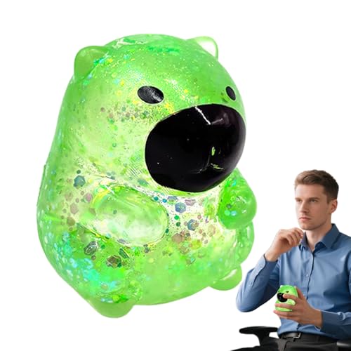 Dayysiuy Weiches Knautschspielzeug,Gummi Capybara Quetschfigur Anti-Stress Spielzeug - Schreibtisch-Deko Drücktoy Für Mädchen Freunde Geschwister Dayysiuy Weiches Knautschspielzeug,Gummi Capybara Quetschfigur Anti-Stress Spielzeug - Schreibtisch-Deko Drücktoy Für Mädchen Freunde Geschwister von Dayysiuy