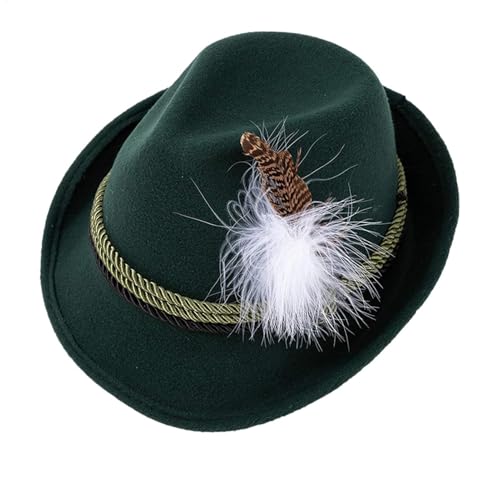 Deutscher Hüte Für Oktoberfest, Deutscher Alpenhut Für Erwachsene, Weiche Vlies Bayerische Hüte With Feather, Retro Bavaria Traditional Hat For Adults, Halloween Party, Oktoberfest, Bavarian Cosplay Deutscher Hüte Für Oktoberfest, Deutscher Alpenhut Für Erwachsene, Weiche Vlies Bayerische Hüte With Feather, Retro Bavaria Traditional Hat For Adults, Halloween Party, Oktoberfest, Bavarian Cosplay von Dayysiuy