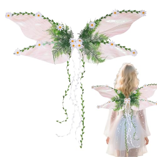 Feenflügel Kostüm, Damen Mädchen Schmetterlingsflügel Elfenflügel, Prinzessinnenflügel, Schmetterlingsflügel, Schmetterlingsflügels Kostüm Für Karneval Halloween Kostüms Geburtstag Cosplay von Dayysiuy
