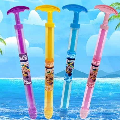 Romantische Feuerwerks Wasserpistole Spritzpistolen, Kreative Auszieh Wasserspritzpistole Wasser Spielzeug Sommer Schwimmbad Strandparty Geschenke Für Kinder, Erwachsene, 1 Stück (Zufällige Farbe) von Dayysiuy