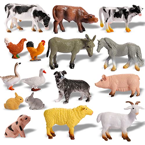 Dazarey 16 Stück Bauernhof Tierfiguren,Mini Bauernhof Tiere Figuren,Realistische Bauernhof Tiere,Bauernhoftiere Set,Miniatur Bauernhof Tier Spielzeug für Kinder Party Deko,Kuchendeckel,Lernspielzeug Dazarey 16 Stück Bauernhof Tierfiguren,Mini Bauernhof Tiere Figuren,Realistische Bauernhof Tiere,Bauernhoftiere Set,Miniatur Bauernhof Tier Spielzeug für Kinder Party Deko,Kuchendeckel,Lernspielzeug von Dazarey