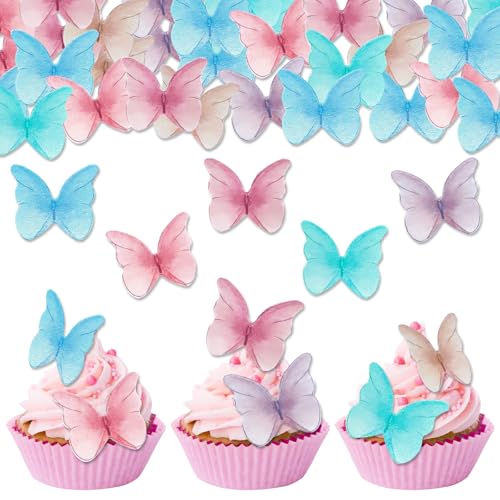 DazzJoy Essbare Schmetterlinge für Torte,48 Stück Bunte Schmetterling Cupcake Topper,Schmetterlinge Essbare Tortendeko,Muffin Deko Essbar,Esspapier Tortendeko Geburtstag,Tortendeko Essbar Hochzeit DazzJoy Essbare Schmetterlinge für Torte,48 Stück Bunte Schmetterling Cupcake Topper,Schmetterlinge Essbare Tortendeko,Muffin Deko Essbar,Esspapier Tortendeko Geburtstag,Tortendeko Essbar Hochzeit von Dazzjoy
