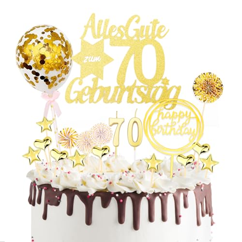 DazzJoy Glitzer Tortendeko 70 Geburtstag Frau Mann,19 Stück Glitzer Kuchen Deko 70 Geburtstag,Cake Topper 70 Geburtstag Deko,70. Geburtstag Deko Torte,Kuchendeko Geburtstag 70,Torten Deko 70 Jahre DazzJoy Glitzer Tortendeko 70 Geburtstag Frau Mann,19 Stück Glitzer Kuchen Deko 70 Geburtstag,Cake Topper 70 Geburtstag Deko,70. Geburtstag Deko Torte,Kuchendeko Geburtstag 70,Torten Deko 70 Jahre von Dazzjoy
