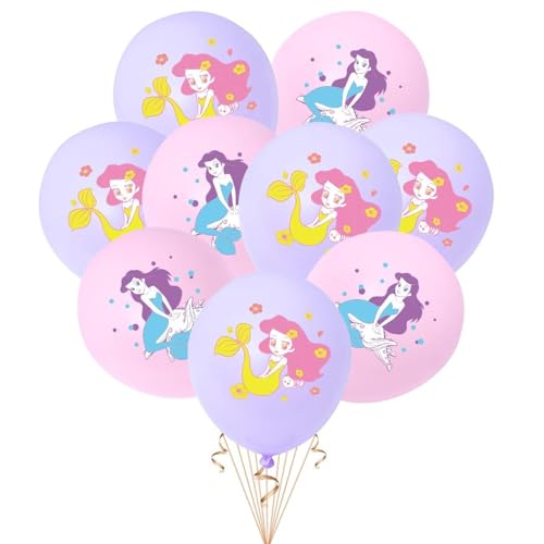 DazzJoy 12 Stück Meerjungfrau Luftballon Tiere Ballons Rosa Lila, Tier Luftballons Meerjungfrau Geburtstag Deko Mädchen, Meerjungfrauen Ballon für Unterwasserwelt Meerjungfrau Kindergeburtstag Deko DazzJoy 12 Stück Meerjungfrau Luftballon Tiere Ballons Rosa Lila, Tier Luftballons Meerjungfrau Geburtstag Deko Mädchen, Meerjungfrauen Ballon für Unterwasserwelt Meerjungfrau Kindergeburtstag Deko von Dazzjoy