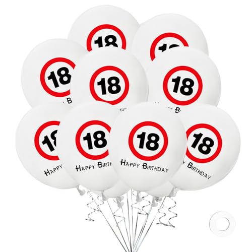 DazzJoy 20 Stück Verkehrsschild Balloon (18) von Dazzjoy