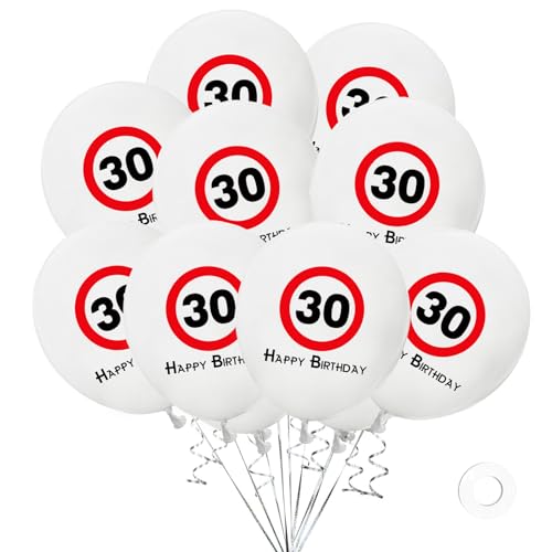 DazzJoy 20 Stück Verkehrsschild Balloon (30) von Dazzjoy