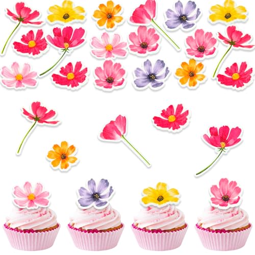 DazzJoy 52 Stück Essbare Tortendeko Blumen,Essbare Blumen Deko Torte,Muffin Deko Blüten Tortendeko Essbar,Esspapier Blüten Geburtstag,Cupcake Topper Essbare Kuchendeko DazzJoy 52 Stück Essbare Tortendeko Blumen,Essbare Blumen Deko Torte,Muffin Deko Blüten Tortendeko Essbar,Esspapier Blüten Geburtstag,Cupcake Topper Essbare Kuchendeko von Dazzjoy