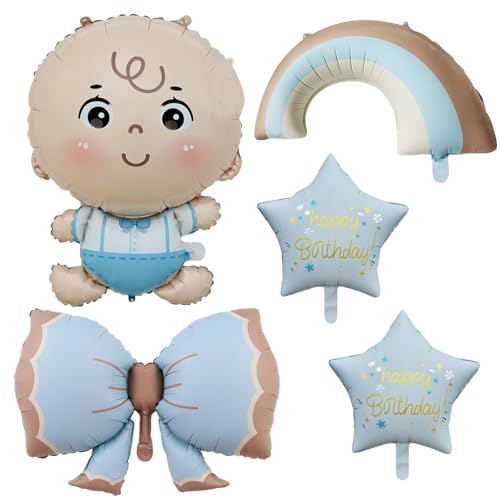DazzJoy Babyparty Deko Junge Luftballons Blau, Baby Shower Deko Junge Folienballon, Babyshowerparty Deko Junge Ballons, Its a Boy Ballon, Baby Boy Helium Ballon, Baby Party Dekoration Boy Luftballon DazzJoy Babyparty Deko Junge Luftballons Blau, Baby Shower Deko Junge Folienballon, Babyshowerparty Deko Junge Ballons, Its a Boy Ballon, Baby Boy Helium Ballon, Baby Party Dekoration Boy Luftballon von Dazzjoy