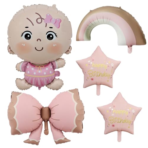 DazzJoy Babyparty Deko Mädchen Luftballons Rosa, Baby Shower Deko Mädchen Folienballon, Babyshowerparty Deko Mädchen Ballons, Its a Girl Ballon, Baby Girl Luftballon, Baby Party Dekoration Mädchen DazzJoy Babyparty Deko Mädchen Luftballons Rosa, Baby Shower Deko Mädchen Folienballon, Babyshowerparty Deko Mädchen Ballons, Its a Girl Ballon, Baby Girl Luftballon, Baby Party Dekoration Mädchen von Dazzjoy