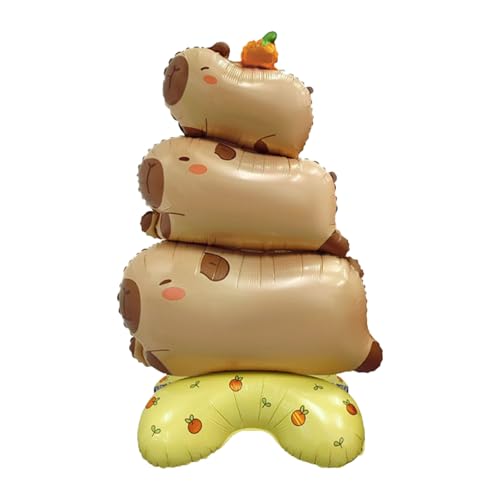 DazzJoy Capybara Luftballons Stehend, XXL Luftballon Capybara Geburtstag Deko, Capybara Folienballon Tiere Geburtstag für Kindergeburtstag Deko Junge Mädchen, Babyparty Dekoration DazzJoy Capybara Luftballons Stehend, XXL Luftballon Capybara Geburtstag Deko, Capybara Folienballon Tiere Geburtstag für Kindergeburtstag Deko Junge Mädchen, Babyparty Dekoration von Dazzjoy