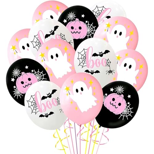DazzJoy Halloween Deko Ballons Set, 18 Stück 12 Zoll Halloween Luftballons DazzJoy Halloween Deko Ballons Set, 18 Stück 12 Zoll Halloween Luftballons von Dazzjoy