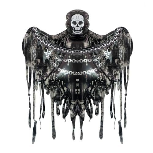 DazzJoy Halloween Totenkopf Luftballons von Dazzjoy