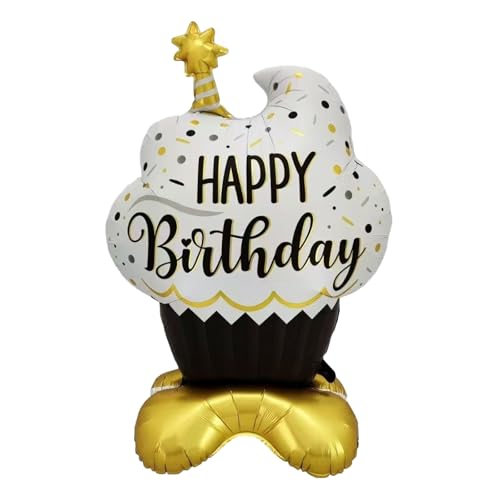 DazzJoy Happy Birthday Ballon Stehend, XXL Luftballon Happy Birthday, Luftballons Geburtstag, Folienballon Geburtstag Stehend, Helium Ballons für Kindergeburtstag Deko Junge Mädchen, Babyparty Deko DazzJoy Happy Birthday Ballon Stehend, XXL Luftballon Happy Birthday, Luftballons Geburtstag, Folienballon Geburtstag Stehend, Helium Ballons für Kindergeburtstag Deko Junge Mädchen, Babyparty Deko von Dazzjoy
