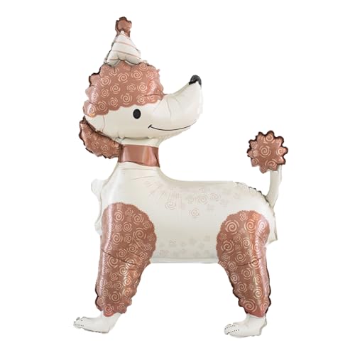 DazzJoy Hund Folienballon Tiere Geburtstag, XXL Luftballon Tiere Ballons Hund, Luftballons Tiere Geburtstag Deko Hunde, Helium Ballon Tiere Hunde für Kindergeburtstag Deko Mädchen Junge, Babyparty von Dazzjoy