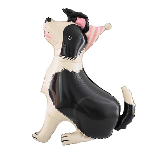 DazzJoy Hund Luftballons Tiere Geburtstag Deko, XXL Hunde Luftballon Tiere Ballons, Hund Folienballon Tiere Geburtstag, Hunde Helium Ballons Tiere für Kindergeburtstag Deko Mädchen Junge, Babyparty von Dazzjoy