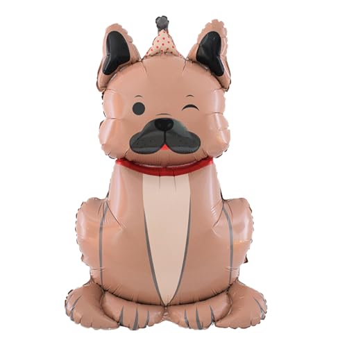 DazzJoy Hund Folienballon Tiere Geburtstag, XXL Hunde Luftballon Tiere Ballons, Luftballons Tiere Geburtstag Deko Hund, Helium Ballons Tiere Hunde für Kindergeburtstag Deko Mädchen Junge, Babyparty von Dazzjoy