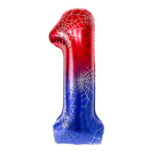DazzJoy Spider Geburtstagsdeko 1 Jahr Junge, Spinnen Luftballon Deko 1. Geburtstag Junge, Spidey 40 Zoll Luftballons Zahlen 1, Spinne Folienballon 1 Jahr Geburtstags Jungen, Erster Geburtstags Jungen DazzJoy Spider Geburtstagsdeko 1 Jahr Junge, Spinnen Luftballon Deko 1. Geburtstag Junge, Spidey 40 Zoll Luftballons Zahlen 1, Spinne Folienballon 1 Jahr Geburtstags Jungen, Erster Geburtstags Jungen von Dazzjoy