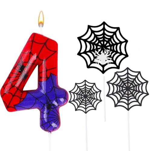 DazzJoy Spider Geburtstagsdeko 4 Jahre Junge DazzJoy Spider Geburtstagsdeko 4 Jahre Junge von Dazzjoy